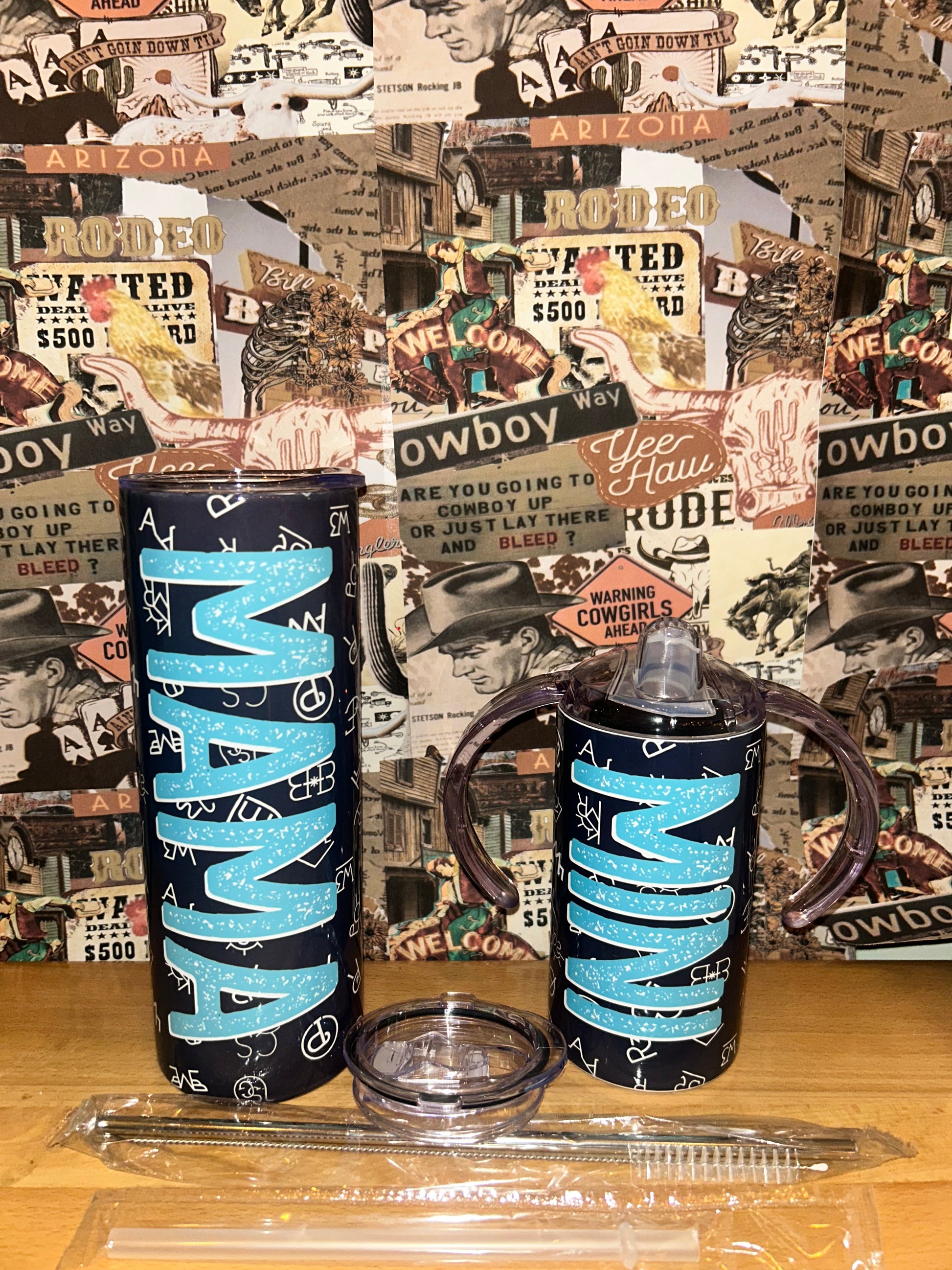 Mama and mini tumbler set
