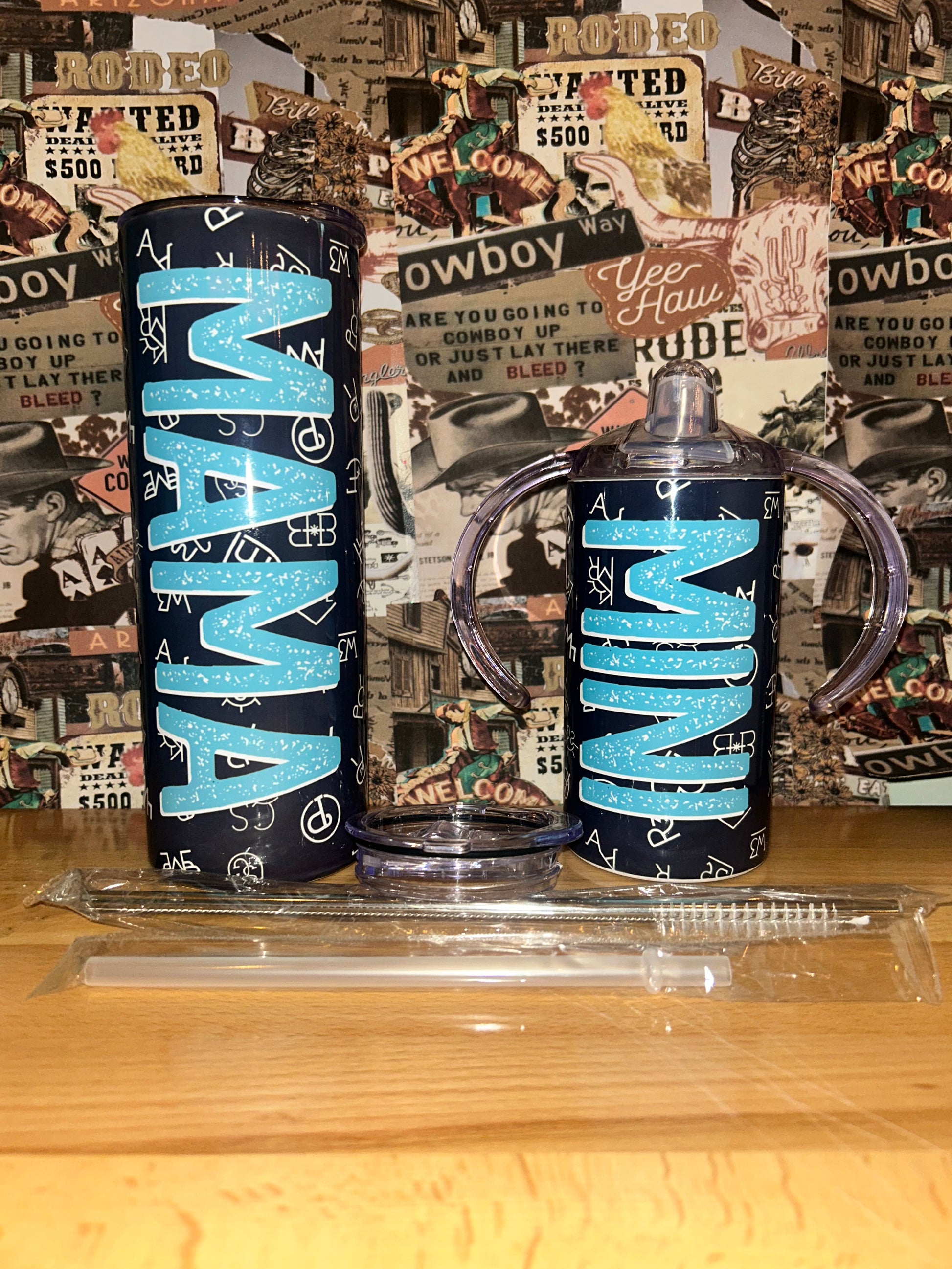 Mama and mini tumbler set
